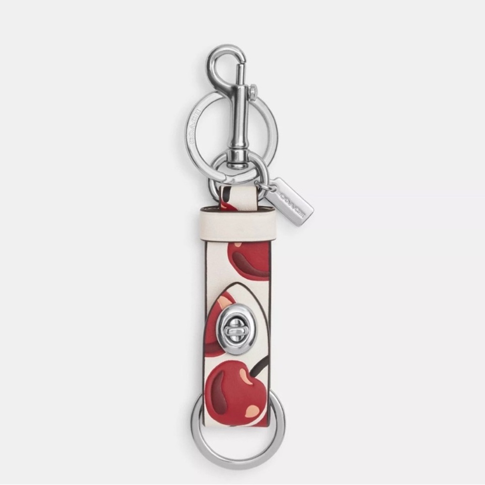 Coach Cherry Keychain